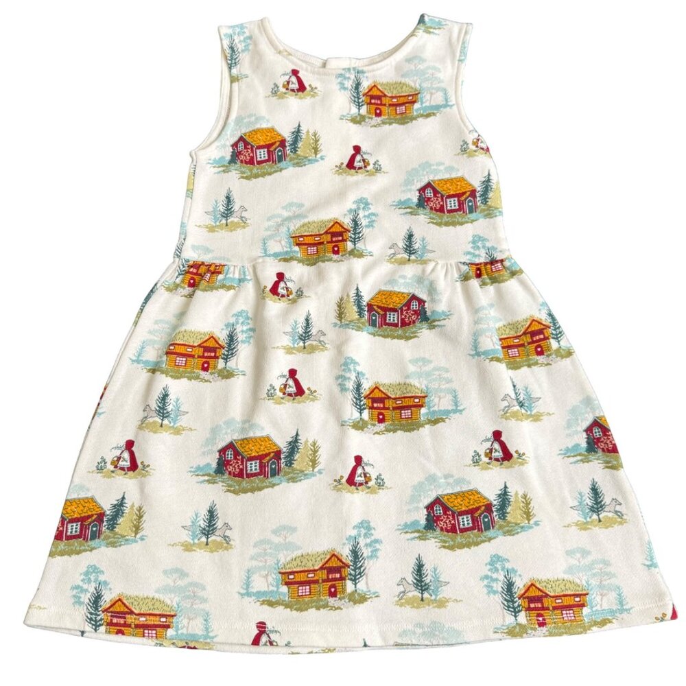 Genuine kids from Oshkosh girls red riding hood dress size 5T sleeveless nwot